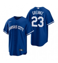 Men Kansas City Royals 23 Zack Greinke Royal Cool Base Stitched jersey Men Kansas City Royals 23 Zack Greinke Royal Cool Base Stitched jersey