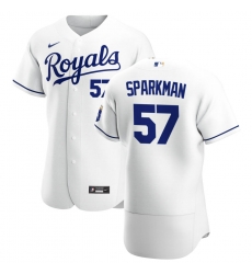 Men Kansas City Royals 57 Glenn Sparkman Men Nike White Home 2020 Flex Base Player MLB Jersey Men Kansas City Royals 57 Glenn Sparkman Men Nike White Home 2020 Flex Base Player MLB Jersey