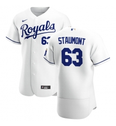 Men Kansas City Royals 63 Josh Staumont Men Nike White Home 2020 Flex Base Player MLB Jersey Men Kansas City Royals 63 Josh Staumont Men Nike White Home 2020 Flex Base Player MLB Jersey