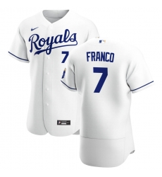 Men Kansas City Royals 7 Maikel Franco Men Nike White Home 2020 Flex Base Player MLB Jersey Men Kansas City Royals 7 Maikel Franco Men Nike White Home 2020 Flex Base Player MLB Jersey