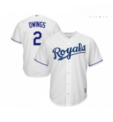 Mens Kansas City Royals 2 Chris Owings Replica White Home Cool Base Baseball Jersey Mens Kansas City Royals 2 Chris Owings Replica White Home Cool Base Baseball Jersey