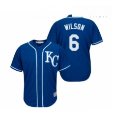 Mens Kansas City Royals 6 Willie Wilson Replica Blue Alternate 2 Cool Base Baseball Jersey Mens Kansas City Royals 6 Willie Wilson Replica Blue Alternate 2 Cool Base Baseball Jersey