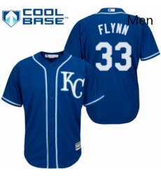 Mens Majestic Kansas City Royals 33 Brian Flynn Replica Blue Alternate 2 Cool Base MLB Jersey Mens Majestic Kansas City Royals 33 Brian Flynn Replica Blue Alternate 2 Cool Base MLB Jersey