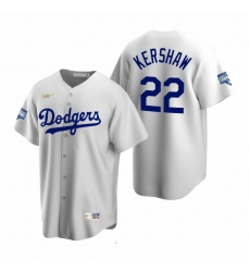 Men Brooklyn Los Angeles Dodgers 22 Clayton Kershaw White 2020 World Series Champions Cooperstown Collection Jersey Men Brooklyn Los Angeles Dodgers 22 Clayton Kershaw White 2020 World Series Champions Cooperstown Collection Jersey