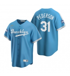 Men Brooklyn Los Angeles Dodgers 31 Joc Pederson Light Blue 2020 World Series Champions Cooperstown Collection Jersey Men Brooklyn Los Angeles Dodgers 31 Joc Pederson Light Blue 2020 World Series Champions Cooperstown Collection Jersey