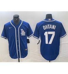 Men Los Angeles Dodgers 17 Shohei Ohtani Blue Cool Base Stitched Baseball Jersey Men Los Angeles Dodgers 17 Shohei Ohtani Blue Cool Base Stitched Baseball Jersey