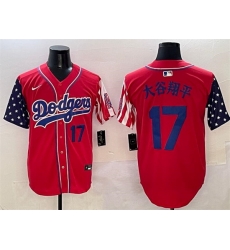 Men Los Angeles Dodgers 17 Shohei Ohtani Red Limited Stitched Baseball Jersey Men Los Angeles Dodgers 17 Shohei Ohtani Red Limited Stitched Baseball Jersey