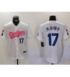 Men Los Angeles Dodgers 17 Shohei Ohtani White Pink Vin 26 Kobe Patch Stitched Baseball Jersey 1 Men Los Angeles Dodgers 17 Shohei Ohtani White Pink Vin 26 Kobe Patch Stitched Baseball Jersey 1