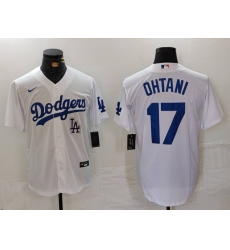 Men Los Angeles Dodgers 17 Shohei Ohtani White Stitched Baseball Jersey 1 Men Los Angeles Dodgers 17 Shohei Ohtani White Stitched Baseball Jersey 1