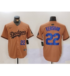 Men Los Angeles Dodgers 22 22 Clayton Kershaw Brown Cool Base Stitched Baseball Jersey 2 Men Los Angeles Dodgers 22 22 Clayton Kershaw Brown Cool Base Stitched Baseball Jersey 2