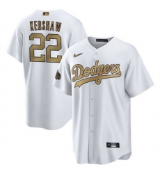 Men Los Angeles Dodgers 22 Clayton Kershaw 2022 All Star White Cool Base Stitched Baseball Jersey Men Los Angeles Dodgers 22 Clayton Kershaw 2022 All Star White Cool Base Stitched Baseball Jersey
