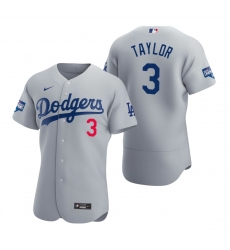 Men Los Angeles Dodgers 3 Chris Taylor Gray 2020 World Series Champions Flex Base Jersey Men Los Angeles Dodgers 3 Chris Taylor Gray 2020 World Series Champions Flex Base Jersey