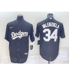 Men Los Angeles Dodgers 34 Toro Valenzuela Black Cool Base Stitched Baseball Jerseyy Men Los Angeles Dodgers 34 Toro Valenzuela Black Cool Base Stitched Baseball Jerseyy