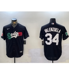 Men Los Angeles Dodgers 34 Toro Valenzuela Black Mexico Cool Base Stitched Baseball Jerseys II Men Los Angeles Dodgers 34 Toro Valenzuela Black Mexico Cool Base Stitched Baseball Jerseys II