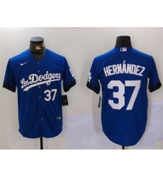 Men Los Angeles Dodgers 37 Teoscar Hernandez Blue Cool Base Stitched Baseball Jersey 5 Men Los Angeles Dodgers 37 Teoscar Hernandez Blue Cool Base Stitched Baseball Jersey 5