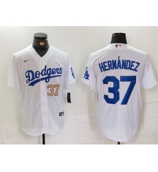 Men Los Angeles Dodgers 37 Teoscar Hernandez White Cool Base Stitched Baseball Jersey 1 Men Los Angeles Dodgers 37 Teoscar Hernandez White Cool Base Stitched Baseball Jersey 1