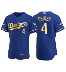 Men Los Angeles Dodgers 4 Duke Snider Men Nike Authentic 2021 Gold Program World Series Champions MLB Jersey Royal Men Los Angeles Dodgers 4 Duke Snider Men Nike Authentic 2021 Gold Program World Series Champions MLB Jersey Royal