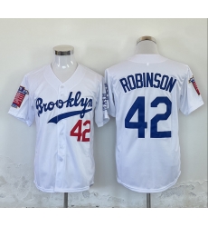Men Los Angeles Dodgers 42 Jackie Robinson White Stitched Baseball Jersey Men Los Angeles Dodgers 42 Jackie Robinson White Stitched Baseball Jersey