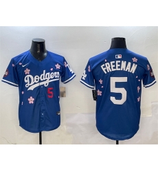 Men Los Angeles Dodgers 5 Freddie Freeman Royal 2025 Tokyo Series Limited Stitched Baseball Jersey Men Los Angeles Dodgers 5 Freddie Freeman Royal 2025 Tokyo Series Limited Stitched Baseball Jersey