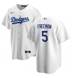 Men Los Angeles Dodgers 5 Freddie Freeman White Cool Base Stitched Baseball jersey Men Los Angeles Dodgers 5 Freddie Freeman White Cool Base Stitched Baseball jersey