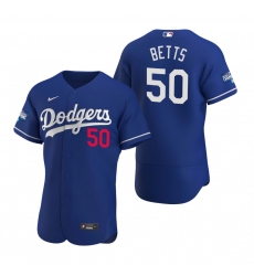Men Los Angeles Dodgers 50 Mookie Betts Royal 2020 World Series Champions Flex Base Jersey Men Los Angeles Dodgers 50 Mookie Betts Royal 2020 World Series Champions Flex Base Jersey