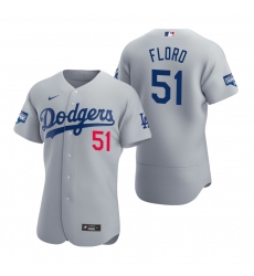 Men Los Angeles Dodgers 51 Dylan Floro Gray 2020 World Series Champions Flexbase Jersey Men Los Angeles Dodgers 51 Dylan Floro Gray 2020 World Series Champions Flexbase Jersey