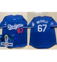 Men Los Angeles Dodgers 67 Vin Scully Blue Throwback 1950 2016 Jersey Men Los Angeles Dodgers 67 Vin Scully Blue Throwback 1950 2016 Jersey