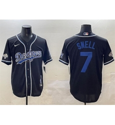 Men Los Angeles Dodgers 7 Blake Snell Black 2024 World Series Champions Cool Base Stitched Baseball Jersey 1 Men Los Angeles Dodgers 7 Blake Snell Black 2024 World Series Champions Cool Base Stitched Baseball Jersey 1