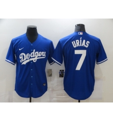Men Los Angeles Dodgers 7 Julio Urias Royal 2020 Nike Cool Base Jersey Men Los Angeles Dodgers 7 Julio Urias Royal 2020 Nike Cool Base Jersey