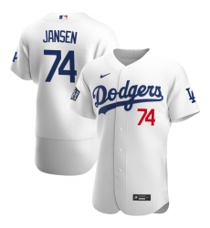 Men Los Angeles Dodgers 74 Kenley Jansen Men Nike White Home 2020 World Series Bound Flex Base Player MLB Jersey Men Los Angeles Dodgers 74 Kenley Jansen Men Nike White Home 2020 World Series Bound Flex Base Player MLB Jersey