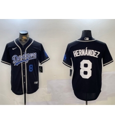 Men Los Angeles Dodgers 8 Enrique Hernandez Black 2024 World Series Cool Base Stitched Baseball Jersey 6 Men Los Angeles Dodgers 8 Enrique Hernandez Black 2024 World Series Cool Base Stitched Baseball Jersey 6