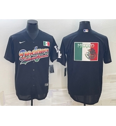 Men Los Angeles Dodgers Black Team Big Logo Cool Base Stitched Baseball Jerseys Men Los Angeles Dodgers Black Team Big Logo Cool Base Stitched Baseball Jerseys
