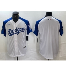 Men Los Angeles Dodgers Blank White Blue Vin Patch Cool Base Stitched Baseball Jersey Men Los Angeles Dodgers Blank White Blue Vin Patch Cool Base Stitched Baseball Jersey