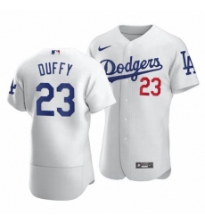 Men Los Angeles Dodgers Danny Duffy 23 White Flex Base Stitched MLB Jersey Men Los Angeles Dodgers Danny Duffy 23 White Flex Base Stitched MLB Jersey