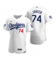 Men Los Angeles Dodgers Kenley Jansen White 2020 World Series Champions Flex Base Jersey Men Los Angeles Dodgers Kenley Jansen White 2020 World Series Champions Flex Base Jersey