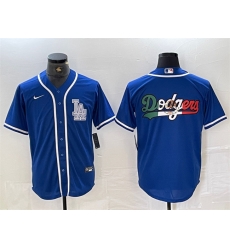 Men Los Angeles Dodgers Team Big Logo Blue Cool Base Stitched Baseball Jersey Men Los Angeles Dodgers Team Big Logo Blue Cool Base Stitched Baseball Jersey