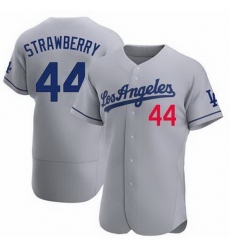 Men Nike Los Angeles Dodgers Darryl Strawberry #44 Gray Flex Base Stitched MLB Jersey Men Nike Los Angeles Dodgers Darryl Strawberry #44 Gray Flex Base Stitched MLB Jersey