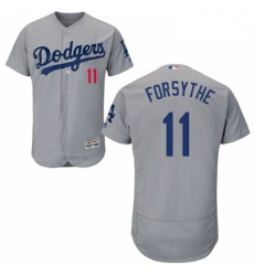 Mens Majestic Los Angeles Dodgers 11 Logan Forsythe Gray Alternate Flex Base Authentic Collection MLB Jersey Mens Majestic Los Angeles Dodgers 11 Logan Forsythe Gray Alternate Flex Base Authentic Collection MLB Jersey