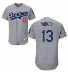Mens Majestic Los Angeles Dodgers 13 Max Muncy Gray Alternate Flex Base Authentic Collection MLB Jersey Mens Majestic Los Angeles Dodgers 13 Max Muncy Gray Alternate Flex Base Authentic Collection MLB Jersey