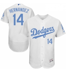 Mens Majestic Los Angeles Dodgers 14 Enrique Hernandez Authentic White 2016 Fathers Day Fashion Flex Base Jersey Mens Majestic Los Angeles Dodgers 14 Enrique Hernandez Authentic White 2016 Fathers Day Fashion Flex Base Jersey