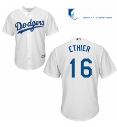 Mens Majestic Los Angeles Dodgers 16 Andre Ethier Replica White Home Cool Base MLB Jersey Mens Majestic Los Angeles Dodgers 16 Andre Ethier Replica White Home Cool Base MLB Jersey