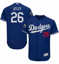 Mens Majestic Los Angeles Dodgers 26 Chase Utley Royal Blue Flexbase Authentic Collection 2018 World Series Jersey Mens Majestic Los Angeles Dodgers 26 Chase Utley Royal Blue Flexbase Authentic Collection 2018 World Series Jersey