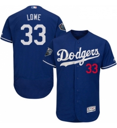 Mens Majestic Los Angeles Dodgers 33 Mark Lowe Royal Blue Alternate Flex Base Collection 2018 World Series Jersey 2 Mens Majestic Los Angeles Dodgers 33 Mark Lowe Royal Blue Alternate Flex Base Collection 2018 World Series Jersey 2