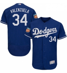 Mens Majestic Los Angeles Dodgers 34 Fernando Valenzuela Royal Blue Flexbase Authentic Collection MLB Jersey Mens Majestic Los Angeles Dodgers 34 Fernando Valenzuela Royal Blue Flexbase Authentic Collection MLB Jersey