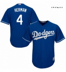 Mens Majestic Los Angeles Dodgers 4 Babe Herman Authentic Royal Blue Alternate Cool Base MLB Jersey Mens Majestic Los Angeles Dodgers 4 Babe Herman Authentic Royal Blue Alternate Cool Base MLB Jersey