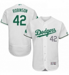 Mens Majestic Los Angeles Dodgers 42 Jackie Robinson White Celtic Flexbase Authentic Collection MLB Jersey Mens Majestic Los Angeles Dodgers 42 Jackie Robinson White Celtic Flexbase Authentic Collection MLB Jersey