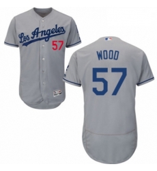 Mens Majestic Los Angeles Dodgers 57 Alex Wood Grey Road Flex Base Authentic Collection MLB Jersey Mens Majestic Los Angeles Dodgers 57 Alex Wood Grey Road Flex Base Authentic Collection MLB Jersey