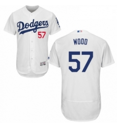 Mens Majestic Los Angeles Dodgers 57 Alex Wood White Home Flex Base Authentic Collection MLB Jersey Mens Majestic Los Angeles Dodgers 57 Alex Wood White Home Flex Base Authentic Collection MLB Jersey