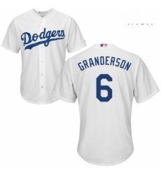 Mens Majestic Los Angeles Dodgers 6 Curtis Granderson Replica White Home Cool Base MLB Jersey Mens Majestic Los Angeles Dodgers 6 Curtis Granderson Replica White Home Cool Base MLB Jersey