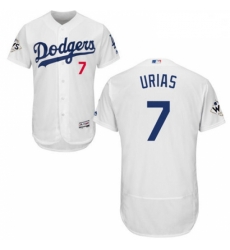 Mens Majestic Los Angeles Dodgers 7 Julio Urias Authentic White Home 2017 World Series Bound Flex Base Jersey Mens Majestic Los Angeles Dodgers 7 Julio Urias Authentic White Home 2017 World Series Bound Flex Base Jersey